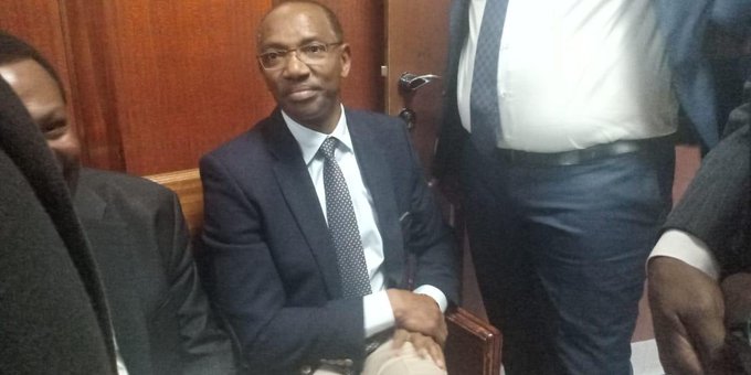 Humphrey Kariuki in a Nairobi court on Monday 8/19/2019