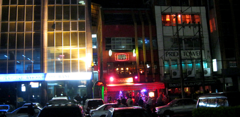 A street in Westlands, Nairobi