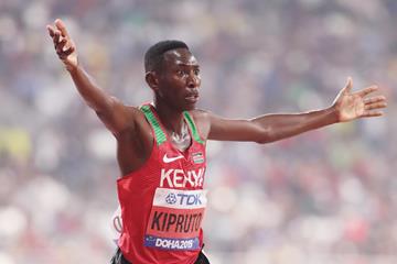 Image of Conselsus Kipruto at the IAAF 2019 World Championships in Doha