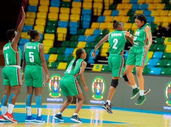 Kenya's players beat Egypt in an entertaining final played at the Kigali Arena in Rwanda on July 17, 2021.